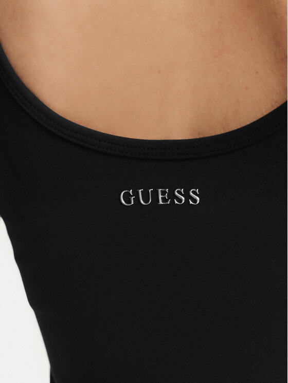 Guess Guess Τοπ V6BP09 K6727 Μαύρο Slim Fit