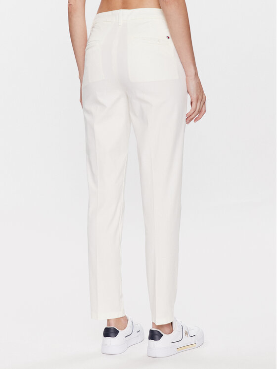 Tommy Hilfiger Tommy Hilfiger Chino hlače WW0WW37763 Écru Slim Fit