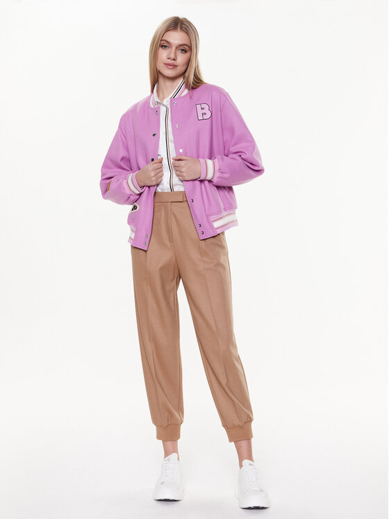 BOSS Boss Bomber jakna 50483272 Roza Relaxed Fit