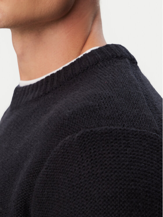 Calvin Klein Jeans Calvin Klein Jeans Sweter LV04RH311G Czarny Regular Fit