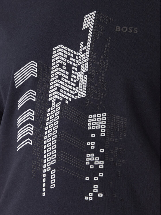 BOSS BOSS Tricou GRX Zone 50552184 Bleumarin Relaxed Fit