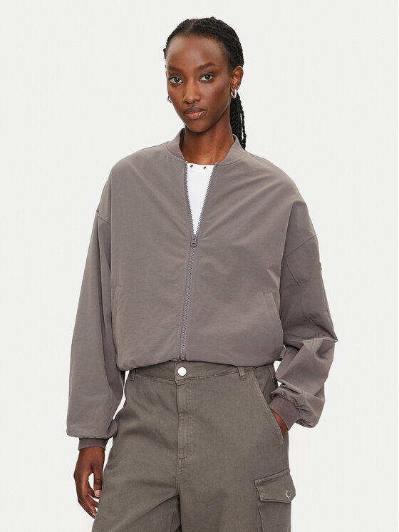 Noisy May Noisy May Яке бомбър Kirby 27028805 Сив Regular Fit