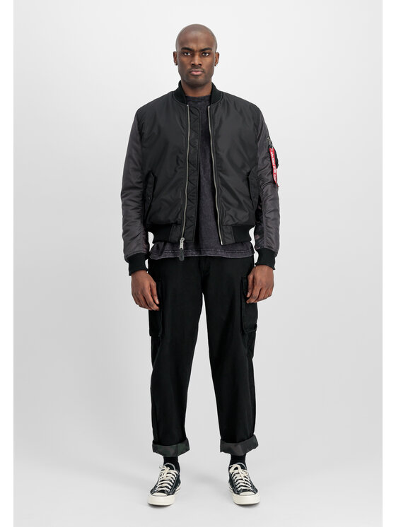 Alpha Industries Alpha Industries Spodnie cargo Aviator Cargo Pant Czarny Loose Fit