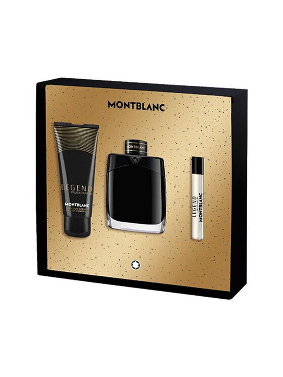 Montblanc Montblanc Legend Eau de Parfum zestaw - woda perfumowana 100 ml + woda perfumowana 7,5 ml + żel pod prysznic 100 ml Zestaw