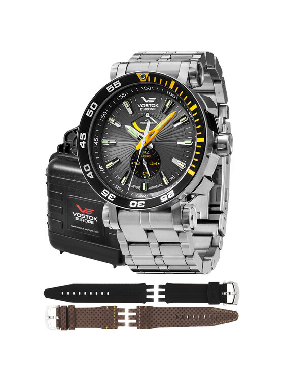 Vostok Europe Vostok Europe Zegarek YN84-575A539B Srebrny