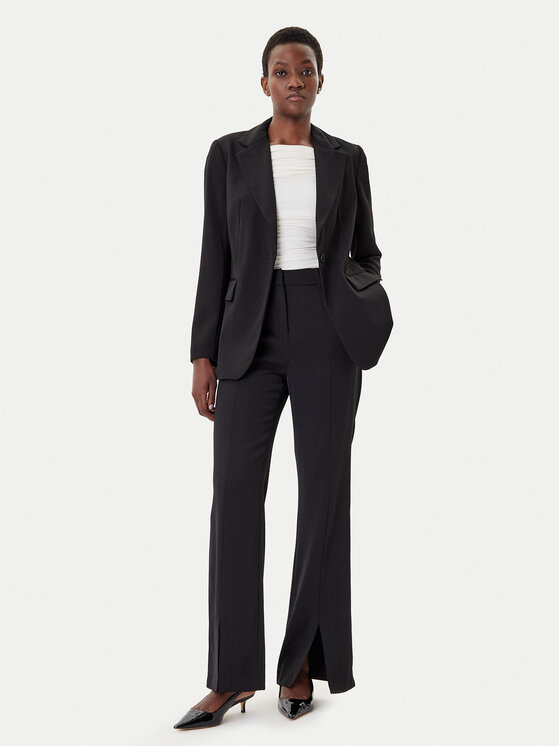 French Connection French Connection Pantaloni din material 74ZAC Negru Regular Fit