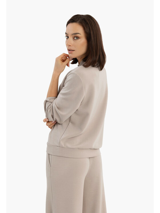 Volcano Volcano Bluza B-NALIA Beżowy Regular Fit
