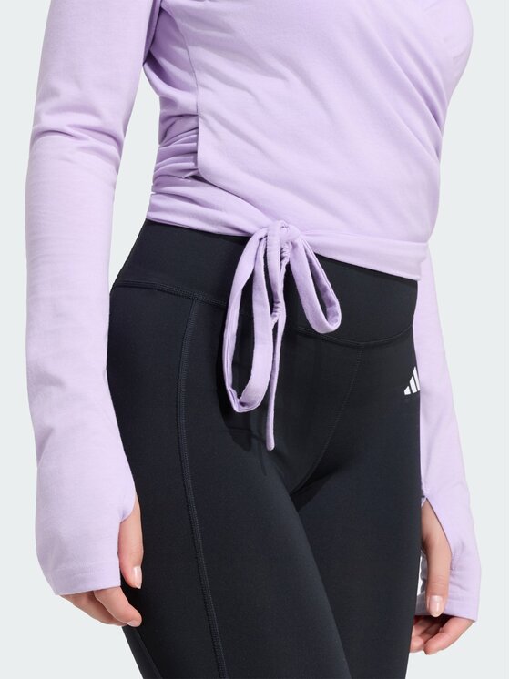 adidas adidas Top 165764 Fioletowy Slim Fit