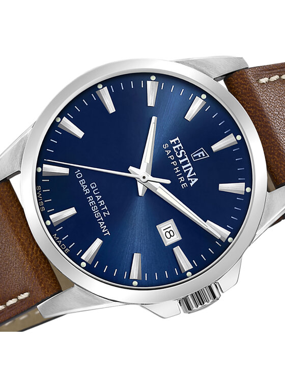 Festina Festina Zegarek F20025-3 Brązowy