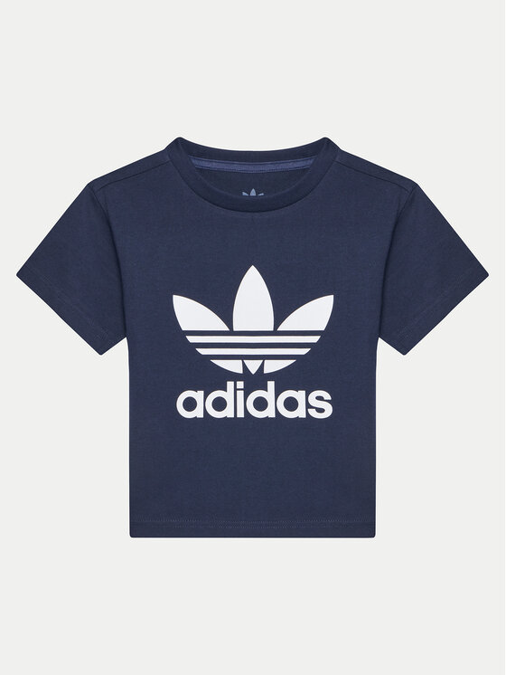 adidas adidas Tricou adicolor Trefoil IY2382 Bleumarin Regular Fit