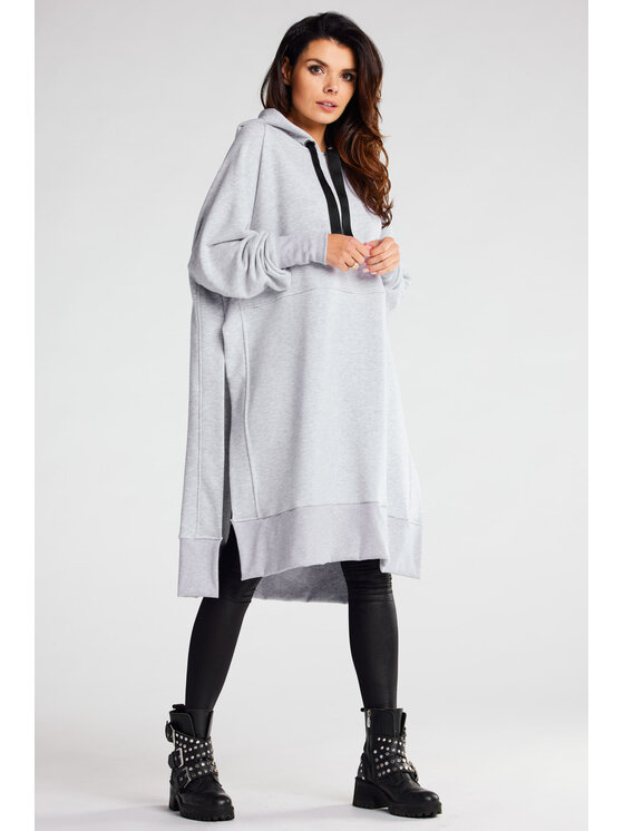 Infinite You Infinite You Bluza M279 Szary Basic Fit