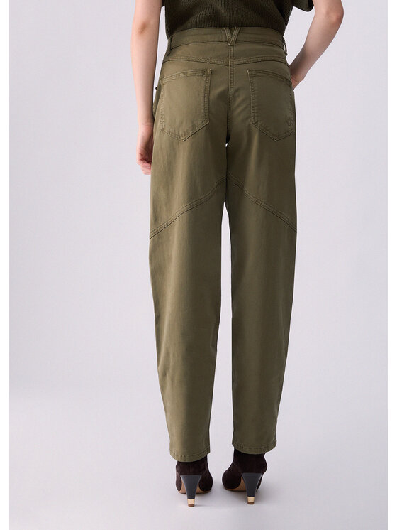 Liu Jo Liu Jo Pantaloni di tessuto WF6080T708A90510 Verde Loose Fit