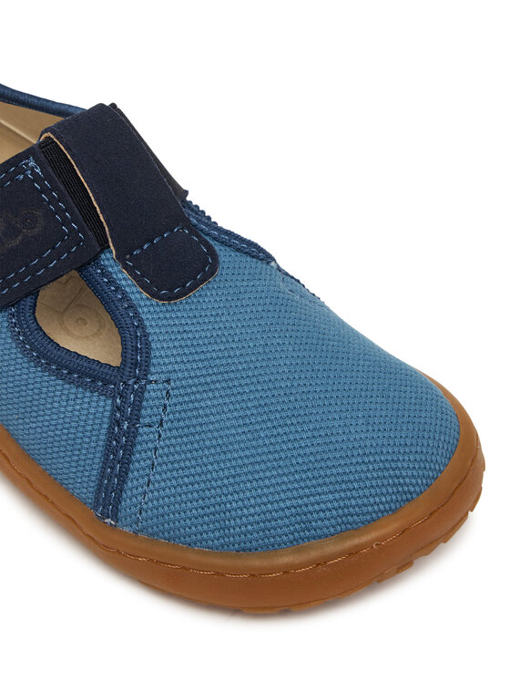 Froddo Froddo Pantofole Barefoot Canvas T-Bar G1700439-1 M Blu