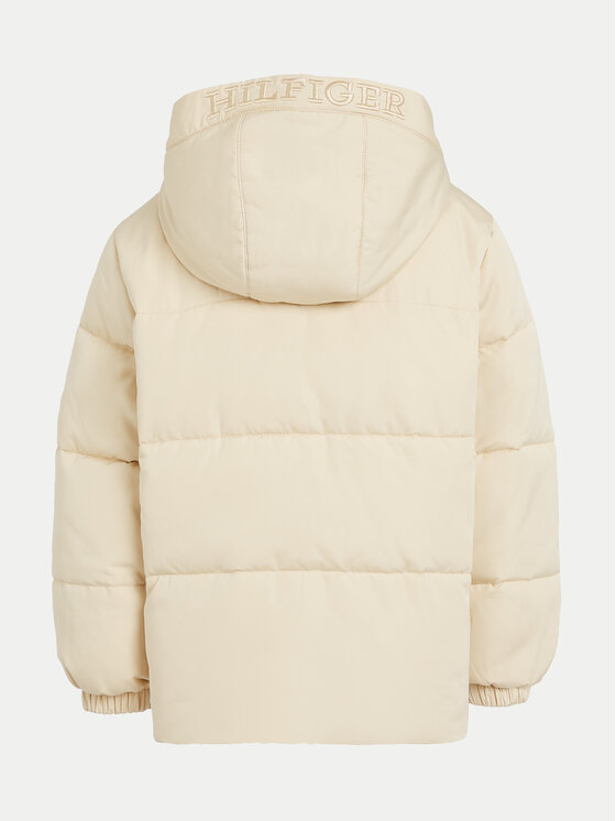 Tommy Hilfiger Tommy Hilfiger Žieminė striukė Monotype KB0KB09092 Smėlio Regular Fit