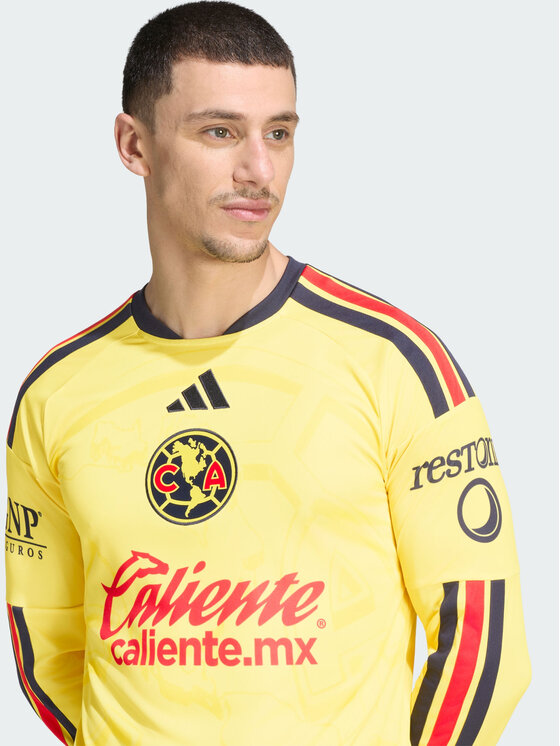 adidas adidas Koszulka techniczna 171197 Żółty Slim Fit