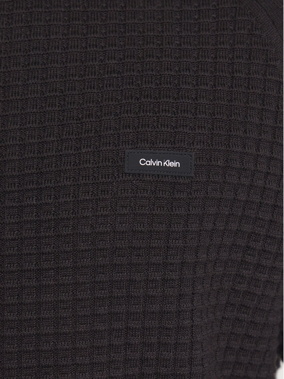 Calvin Klein Calvin Klein Sweter K10K111476 Czarny Regular Fit