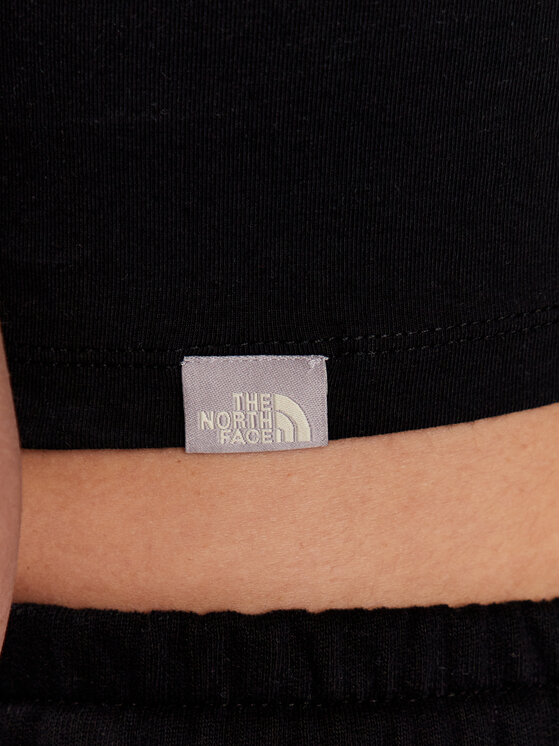 The North Face The North Face T-Shirt NF0A55AO Czarny Cropped Fit