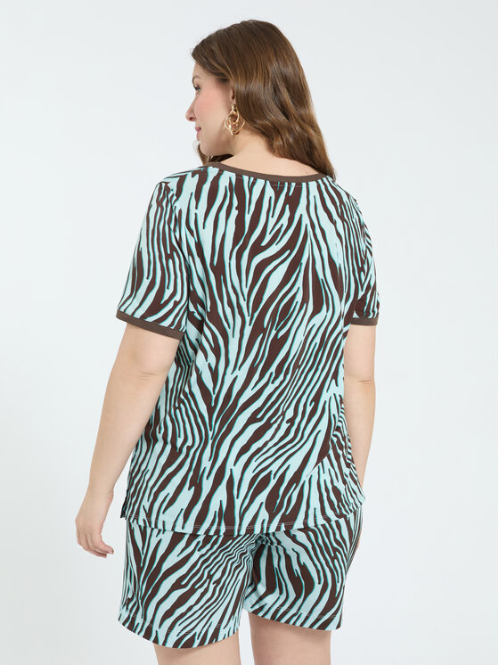 Fiorella Rubino Fiorella Rubino T-Shirt G0ECL009346N0Z2 Brązowy Regular Fit