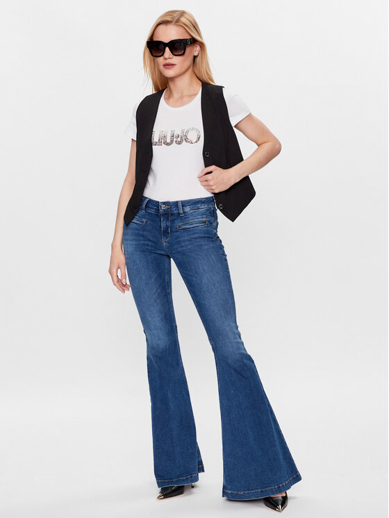 Liu Jo Liu Jo T-Shirt WF3085 J6308 Weiß Regular Fit