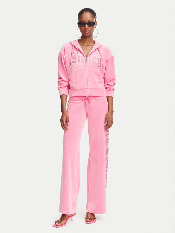 Juicy Couture Juicy Couture Sweatshirt Old Gothic JCWAS226333 Rosa Slim Fit
