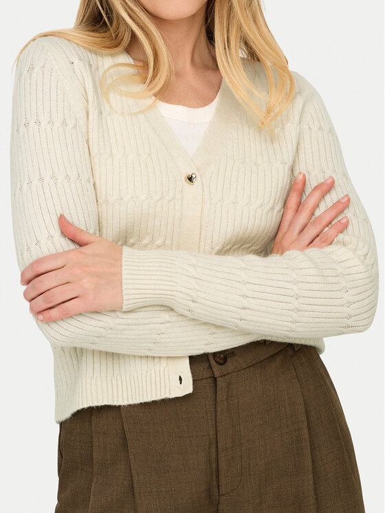 ONLY ONLY Cardigan Katia 15310902 Beige Regular Fit