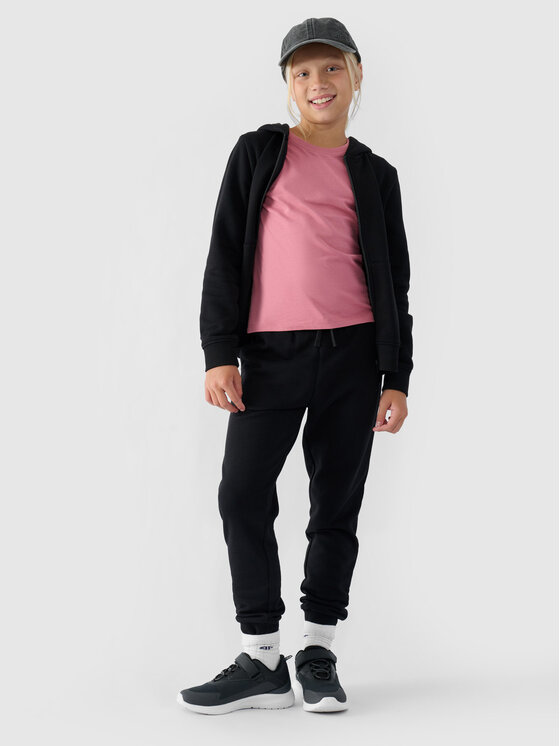 4F 4F Spodnie dresowe NOS Czarny Regular Fit