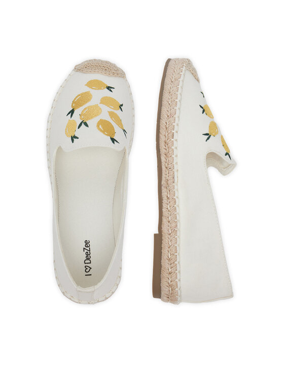 DeeZee DeeZee Espadryle MXCR-229 Biały
