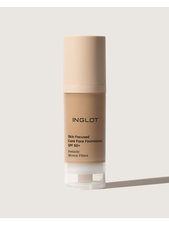 INGLOT INGLOT SPF 50+ Skin Focused Pielęgnacyjny Podkład Warm Olive 313