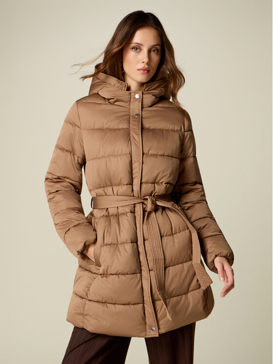 Oltre Oltre Giubbotto piumino F048R001551N022 Marrone Over Fit
