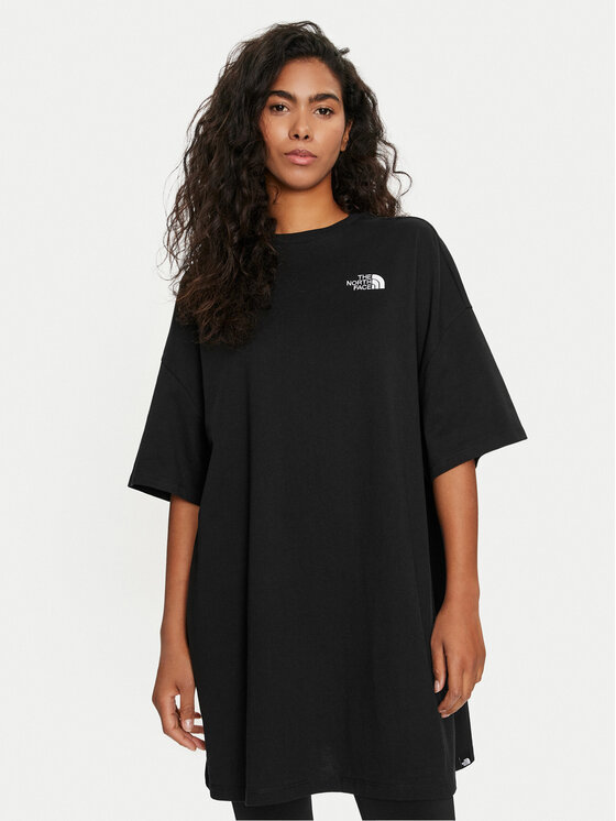The North Face The North Face Hétköznapi ruha Simple Dome NF0A87NF Fekete Relaxed Fit