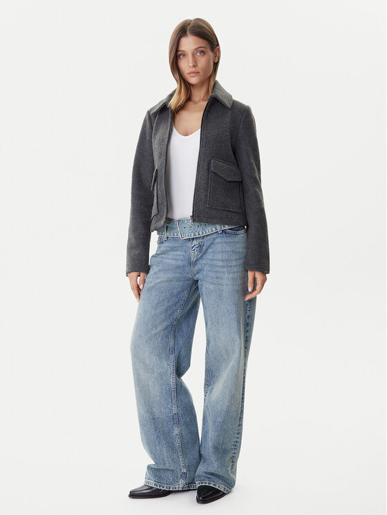 Vero Moda Vero Moda Prechodná bunda Safir 10331731 Sivá Regular Fit