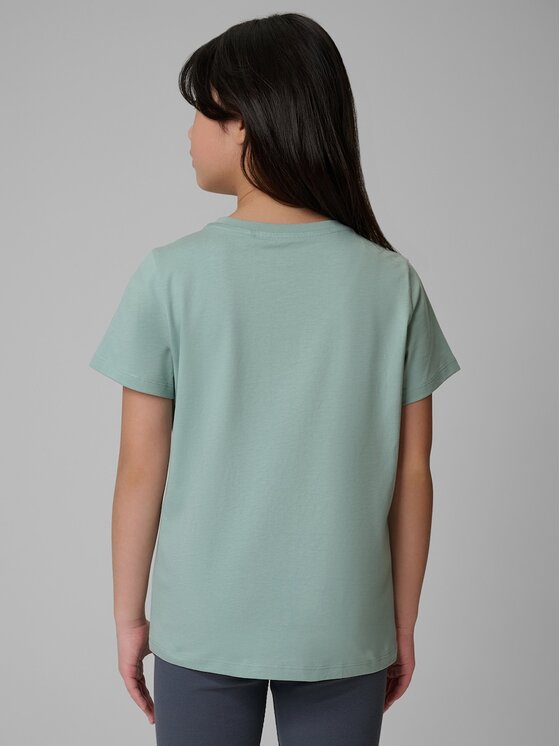 4F 4F T-shirt 4FJRSS26TTSHF3554-47S Verde Regular Fit
