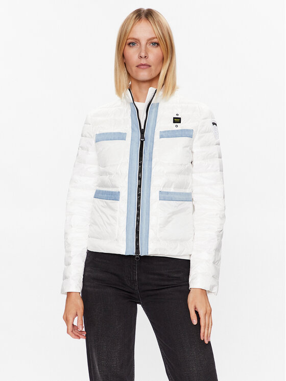 Blauer Prehodna jakna Amelia 23SBLDC02005 Bela Regular Fit