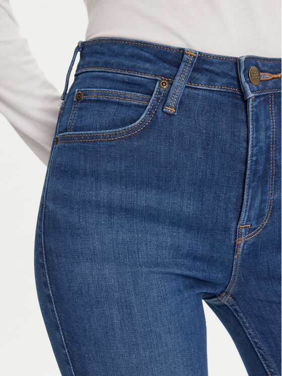 Lee Lee Džinsi Breese 112341971 Zils Bootcut Fit