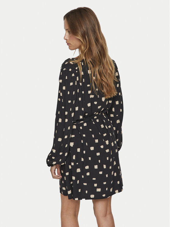Vila Vila Rochie de zi Lana 14095666 Negru Regular Fit