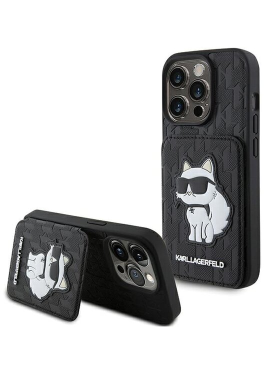 Etui na telefon KARL LAGERFELD, Czarne, iPhone 15 Pro