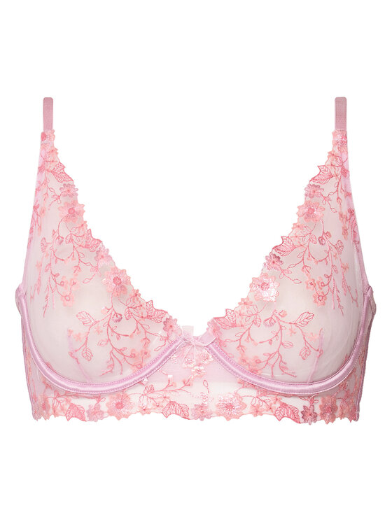 Hunkemöller Hunkemöller Podprsenka s kosticemi Lillia 204597 Fialová