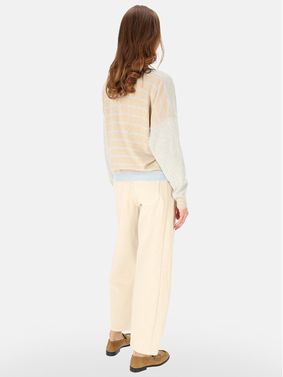 L’AF L’AF Sweter Rosa Szary Regular Fit