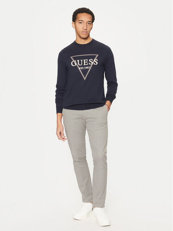 Guess Guess Džemperis M5RR02 Z3KI1 Tumši zils Regular Fit