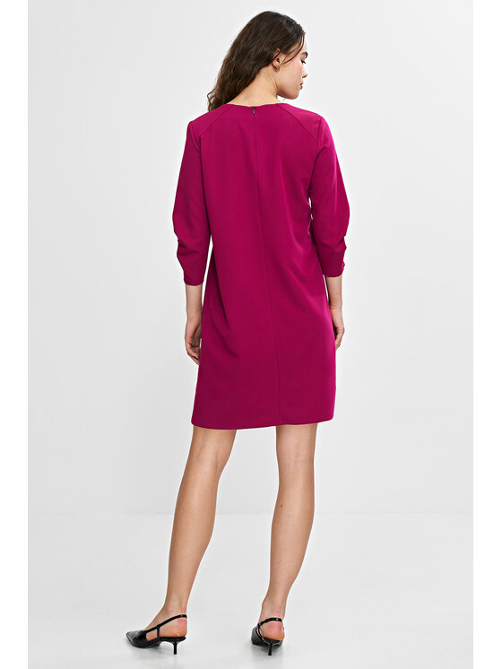 NIFE NIFE Sukienka codzienna S267 Różowy Relaxed Fit