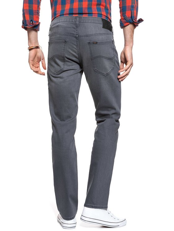 Lee Lee Jeans DAREN ZIP FLY Grigio Straight Fit
