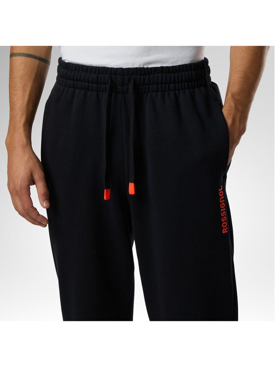Rossignol Rossignol Spodnie dresowe M Hero Sweatpant Czarny Regular Fit