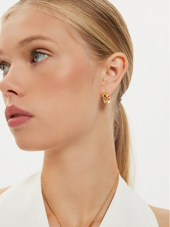 Guess Guess Обици JUBE04 590JW Златист