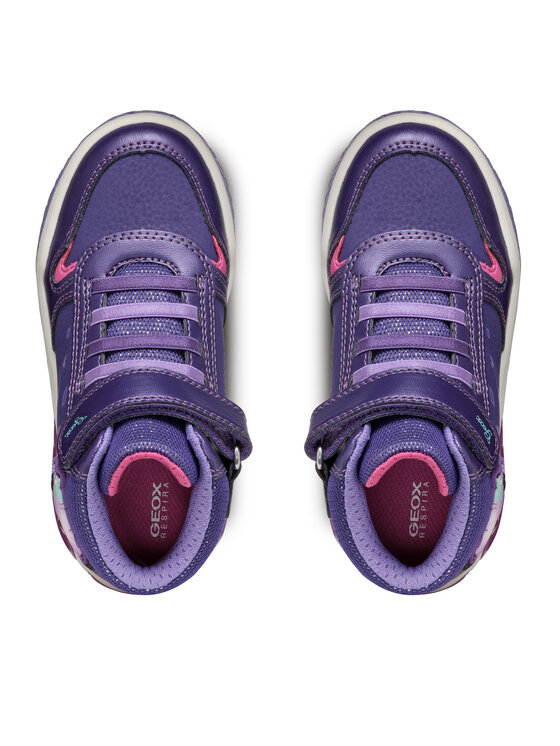 Geox Geox Tenisice J Inek Girl J36ASC 0CENF C8371 M Ljubičasta