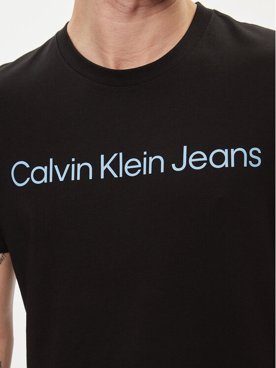 Calvin Klein Jeans Calvin Klein Jeans Marškinėliai J30J322344 Juoda Slim Fit