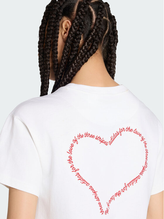 adidas adidas T-Shirt 165366 Biały Loose Fit