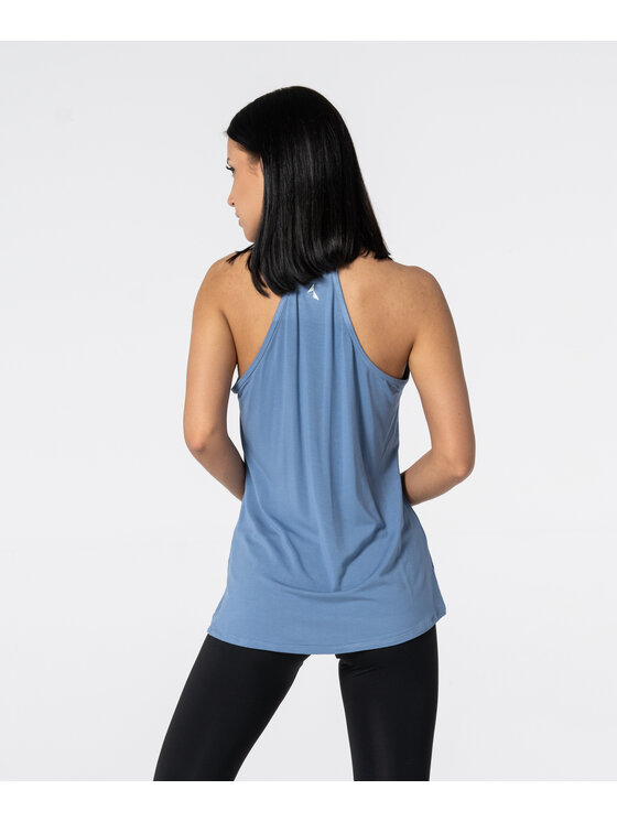 Carpatree Carpatree T-Shirt TankTopString Niebieski Relaxed Fit