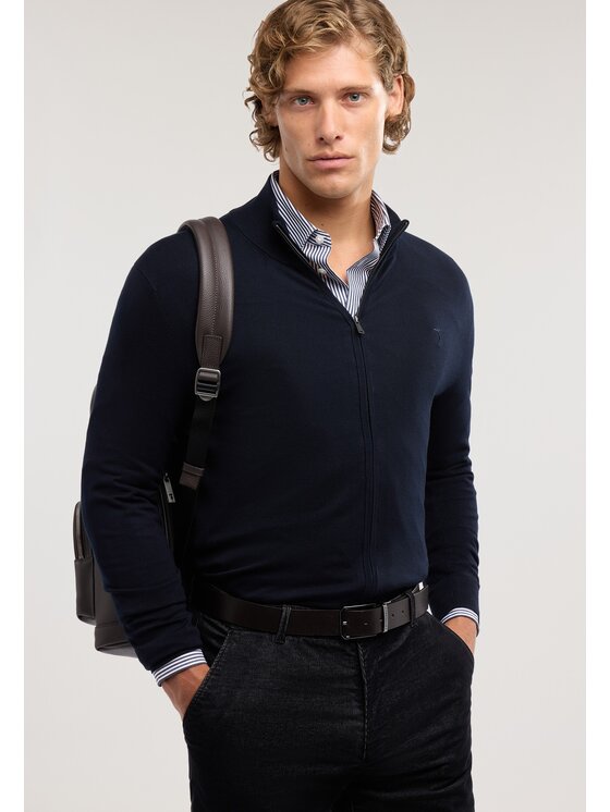 Trussardi Trussardi Kardigan M0188000085N0B1 Niebieski Regular Fit