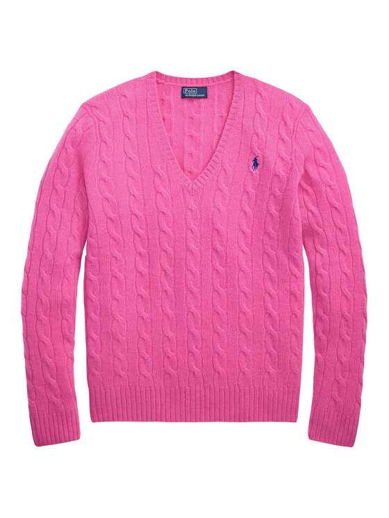 Polo Ralph Lauren Polo Ralph Lauren Džemper 211971866008 Ružičasta Slim Fit