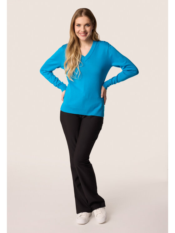 QUIOSQUE QUIOSQUE Sveter 6VF005 Modrá Regular Fit